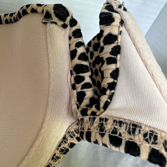 Leopard Print Women’s Swimsuit Bra Size 34B Shade & Shore Underwire Adju… - Picture 12 of 12